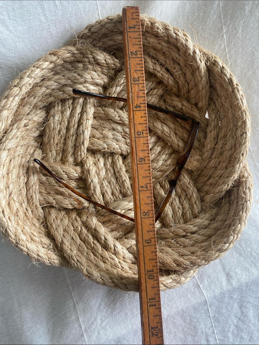 Natural Braided Jute Decorative Bowl - Neutral - Picture 2 of 3